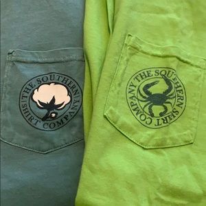 Southern Short Company men’s tees (2) size L EUC